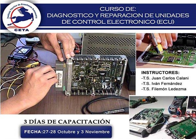 DIAGNOSTICO Y REPARACIÓN DE UNIDADES DE CONTROL ELECTRÓNICO (ECU) 